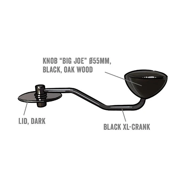 Comandante Grinder Spares (bearing Spacer, Red Silicone O-ring, Spring, Knob Wenge, Crank Handle And Lids) 10 Comandante Grinder Spares (bearing Spacer, Red Silicone O-ring, Spring, Knob Wenge, Crank Handle And Lids)