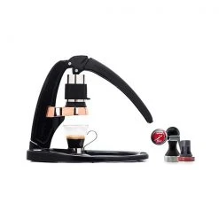 Flair Espresso Maker Signature - Black / Copper W/ Pressure Gauge