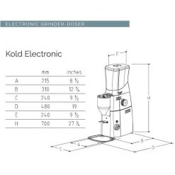 Mazzer Kold Electronic Coffee Grinder