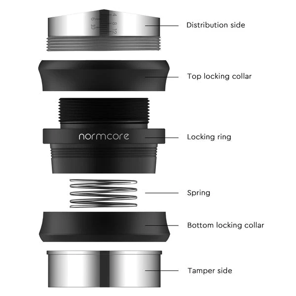 Normcore Wares Normcore Distributor-Tamper Combo 4 Normcore Wares Normcore Distributor-Tamper Combo