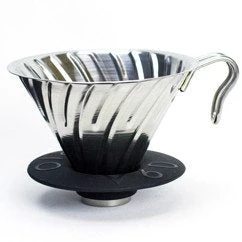 Hario Metal Silver V60 2 Cup