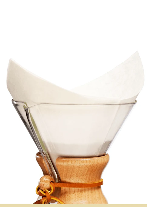 Chemex 6 Cup Square Filters, 100PK- Oxygen Bleached 2 Chemex 6 Cup Square Filters, 100PK- Oxygen Bleached