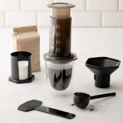 AeroPress Coffee Maker & Tall Starter Bundle Aerobie AeroPress
