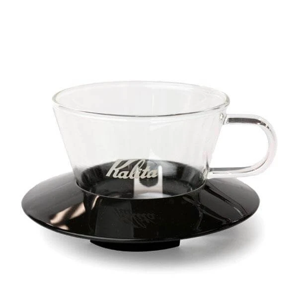 Kalita Glass Wave Dripper 155 Black 1 Kalita Glass Wave Dripper 155 Black