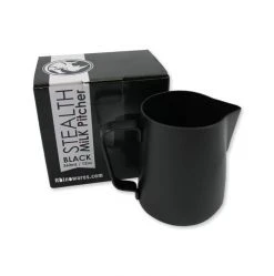 Rhinowares Black Stealth Milk Pitcher - 12oz/360ml