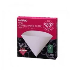 Hario Hario V60 1 Cup (40Pcs) White Papers Retail